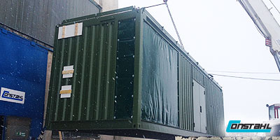 BHKW Container - Container geeignet für Einbau von diversen Container Technologien für Biogas Verarbeitung.